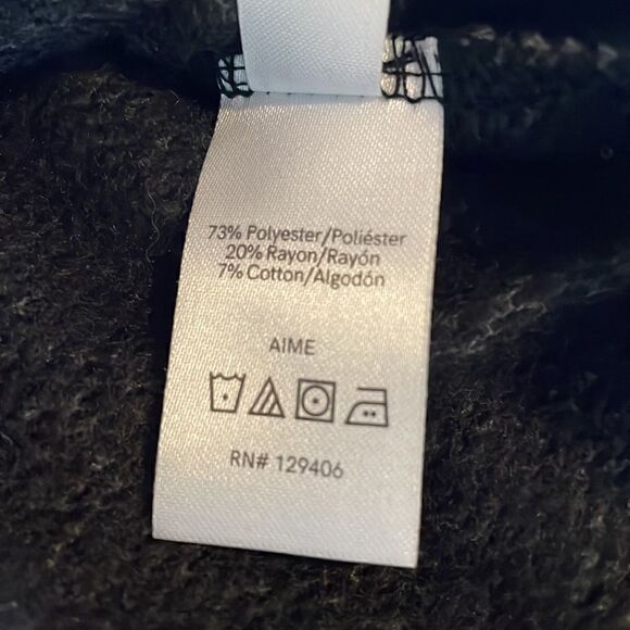 EUC VENUS Womens Black and Gray Athletic Zip Up Long Sweatshirt Size M - Picture 7 of 7